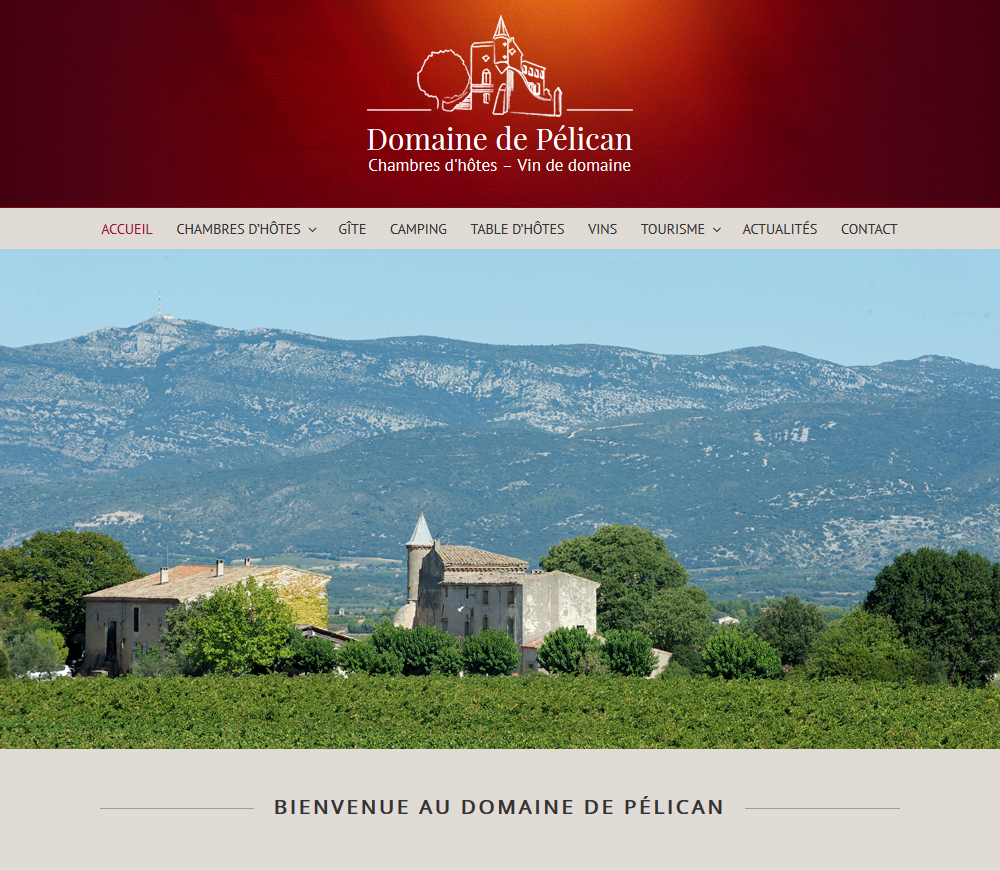 Strona Internetowa Domaine De Pélican